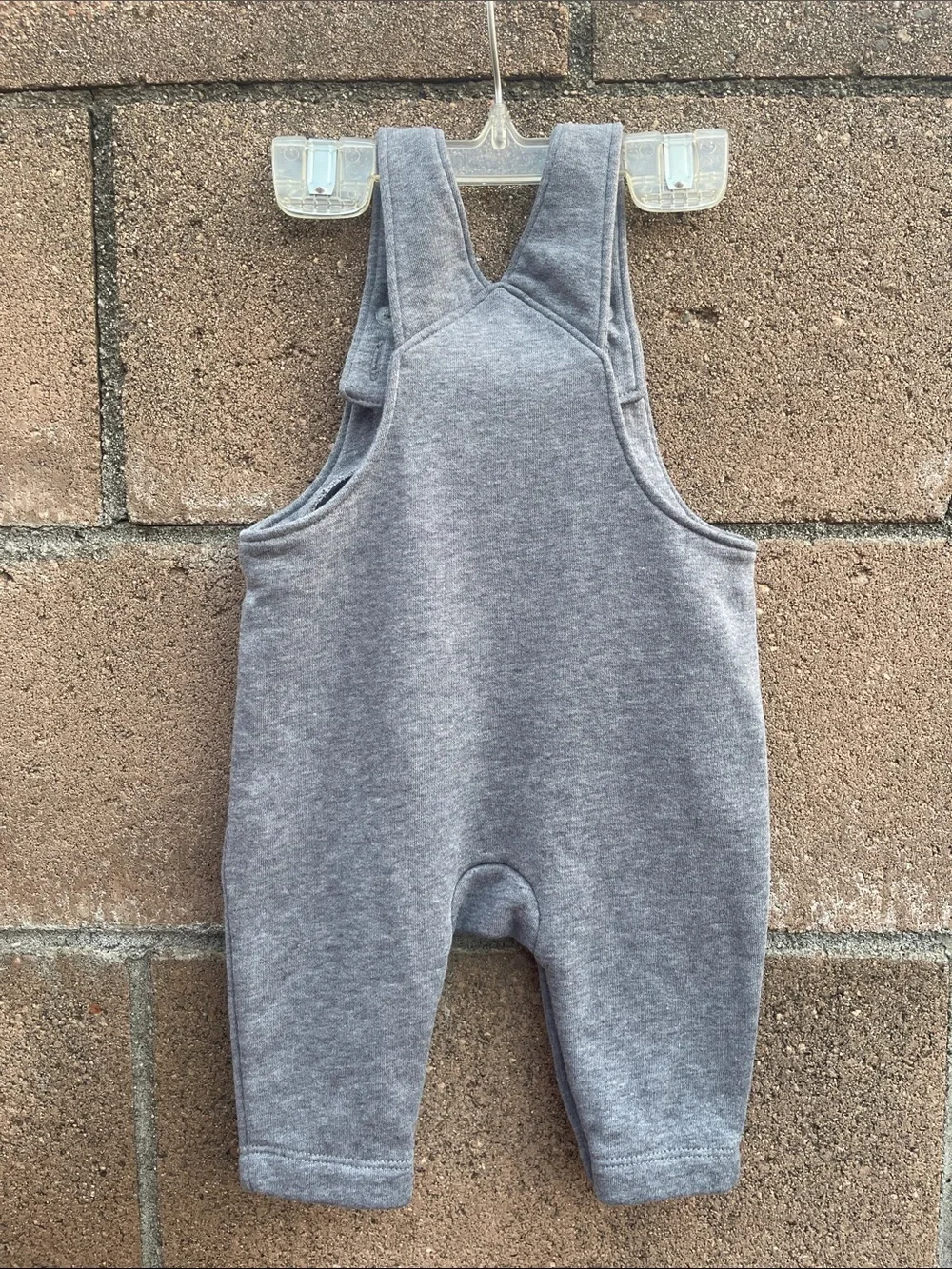 🌈 Old navy Baby Boy Girl Overalls Romper Tan Sz 0/3MPants